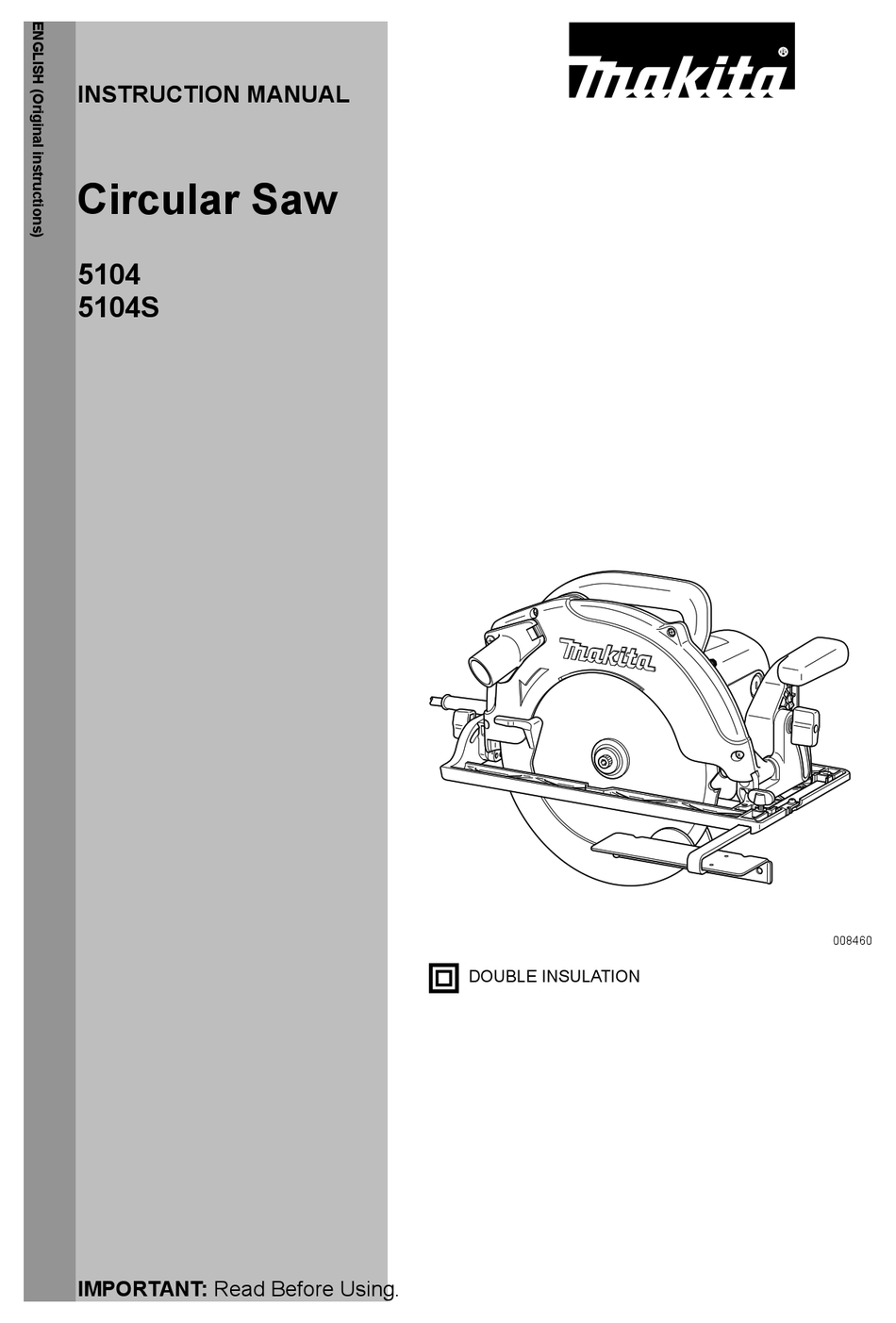 MAKITA 5104S INSTRUCTION MANUAL Pdf Download ManualsLib