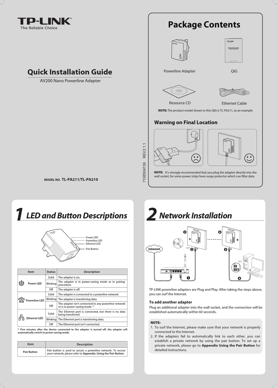 tp-link-av200-quick-installation-manual-pdf-download-manualslib