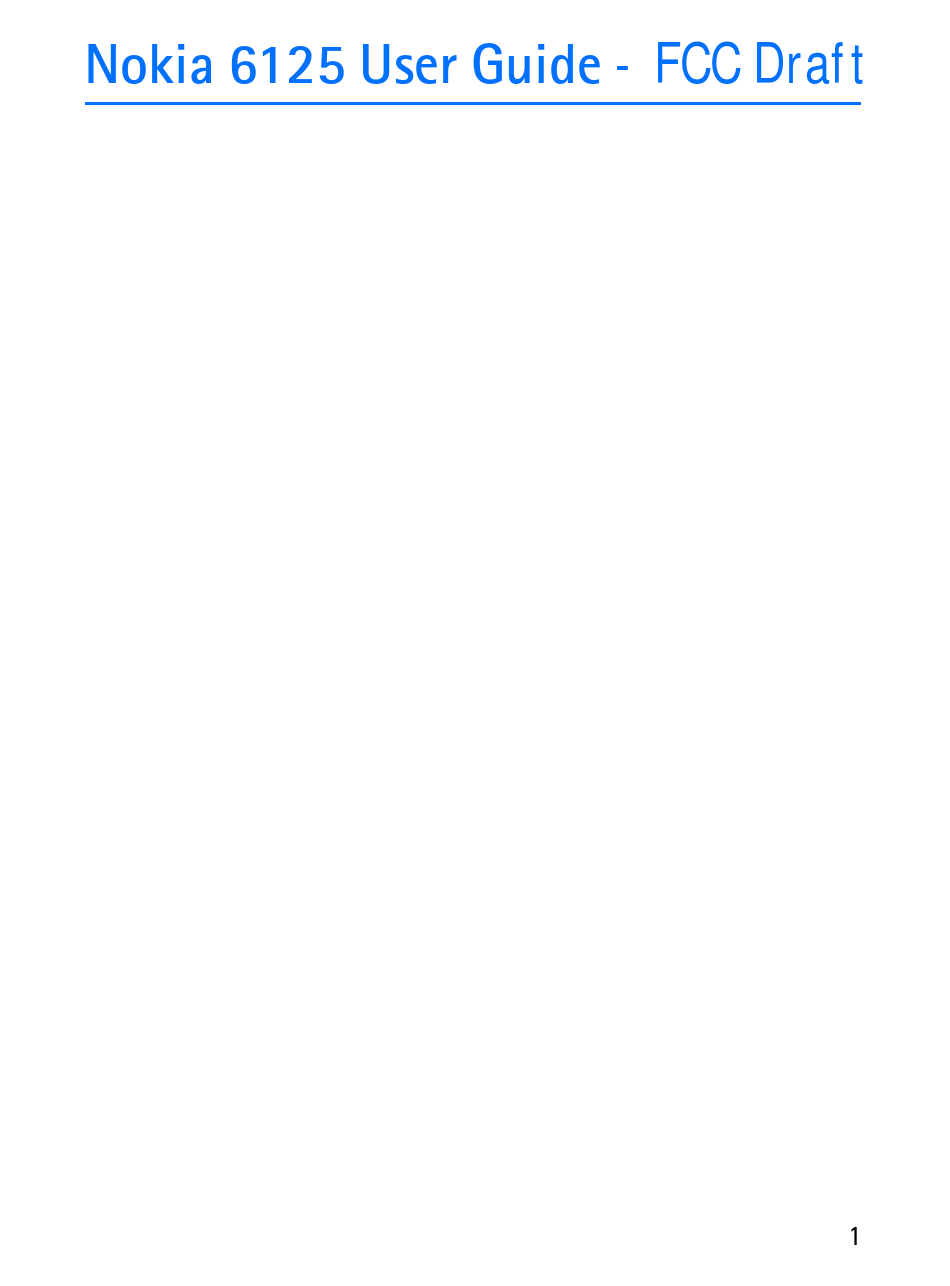NOKIA 6125 USER MANUAL Pdf Download ManualsLib