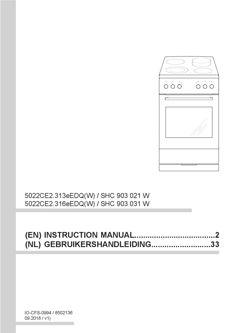 AMICA SHC 903 021 W INSTRUCTION MANUAL Pdf Download | ManualsLib