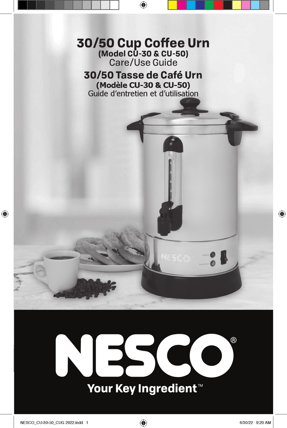NESCO CU30 CARE/USE MANUAL Pdf Download ManualsLib