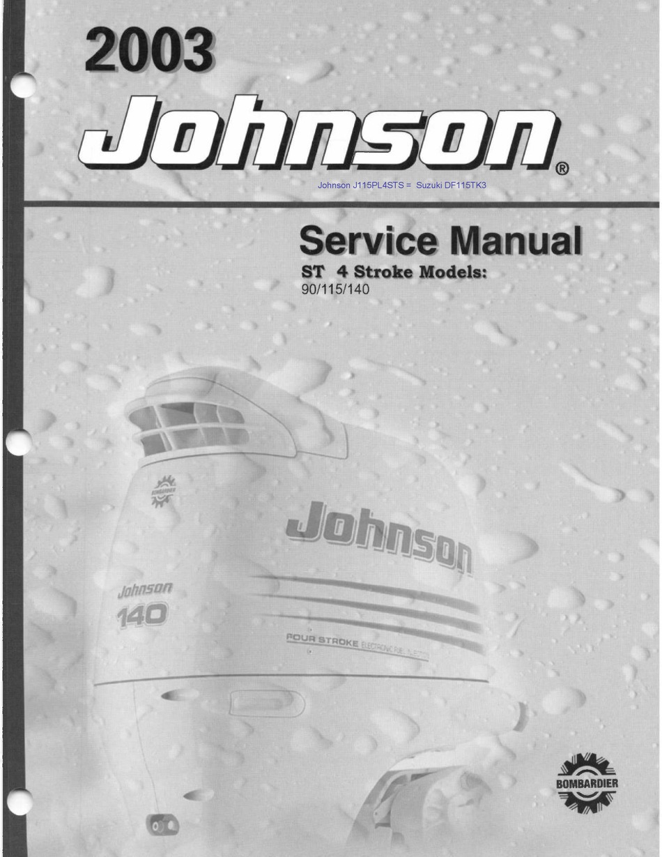 BOMBARDIER JOHNSON 90 SERVICE MANUAL Pdf Download ManualsLib