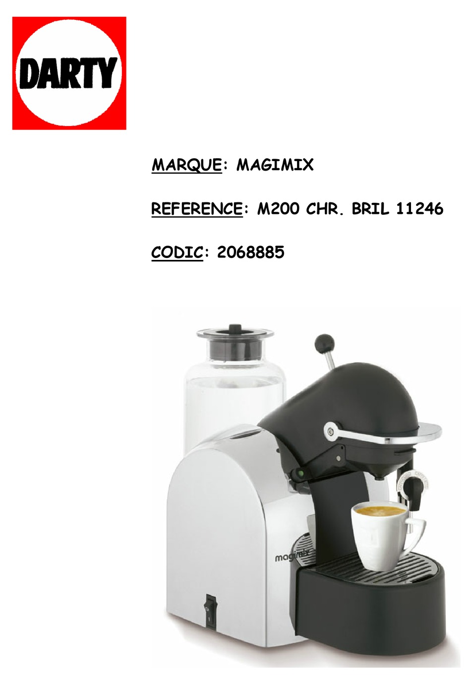 MAGIMIX M200 CHR. BRIL 11246 MANUAL Pdf Download ManualsLib