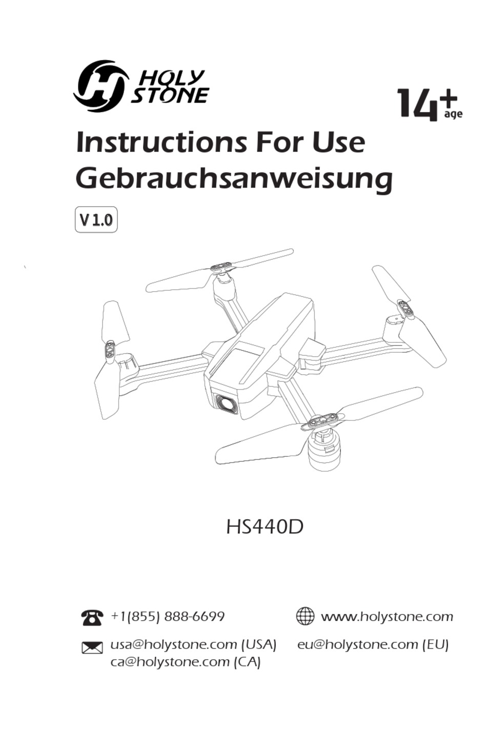 HOLY STONE HS440D INSTRUCTIONS FOR USE MANUAL Pdf Download ManualsLib