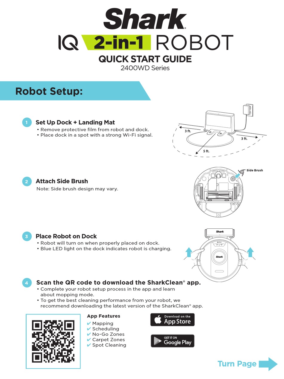 SHARK 2400WD SERIES QUICK START MANUAL Pdf Download ManualsLib