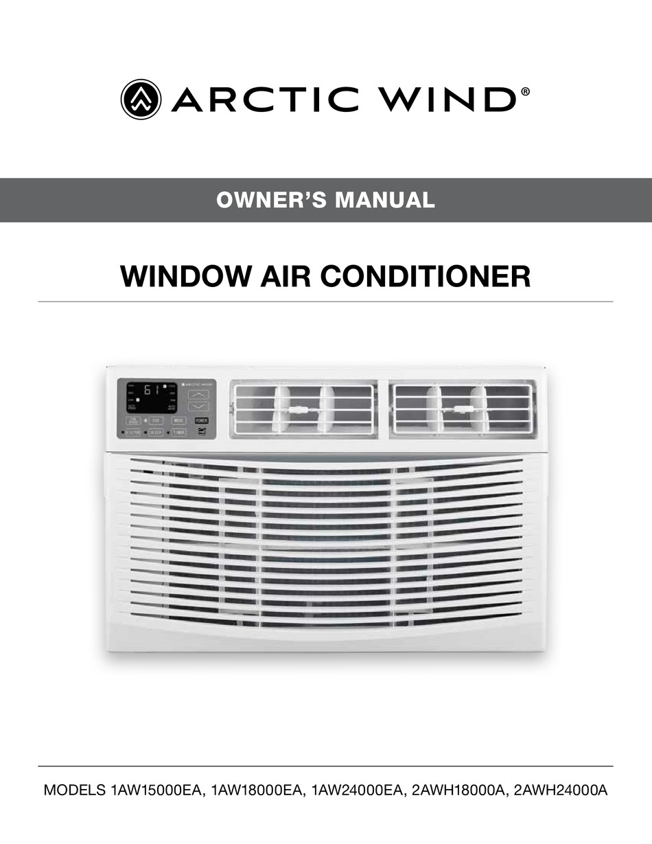 ARCTIC WIND 1AW15000EA OWNER'S MANUAL Pdf Download | ManualsLib