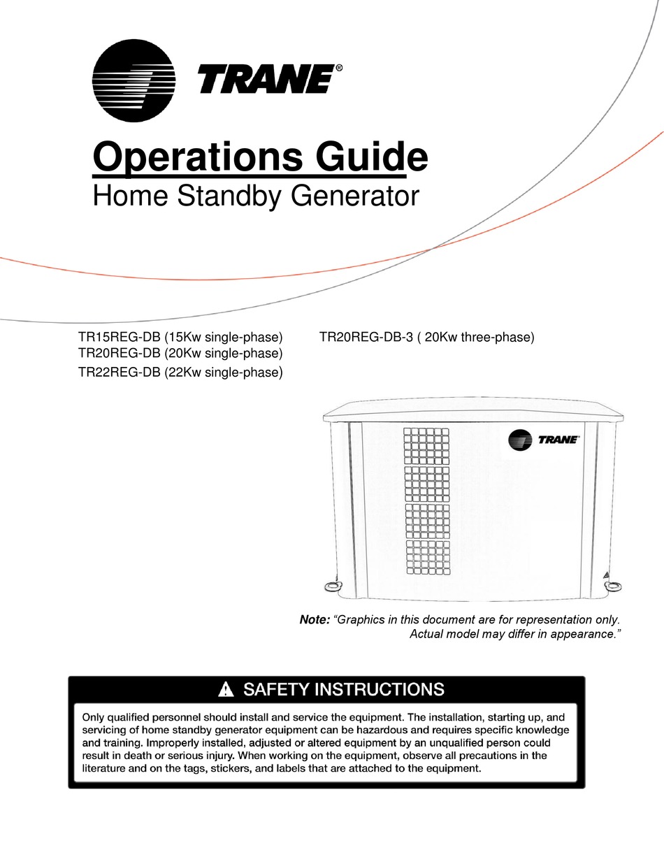 TRANE TR22REGDB OPERATION MANUAL Pdf Download ManualsLib