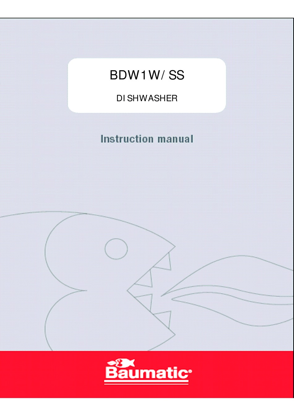 BAUMATIC BDW1W/SS INSTRUCTION MANUAL Pdf Download | ManualsLib