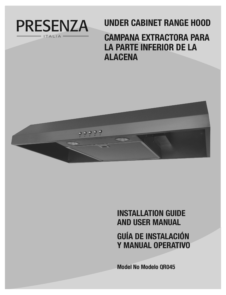 PRESENZA QR045 INSTALLATION MANUAL AND USER'S MANUAL Pdf Download ManualsLib