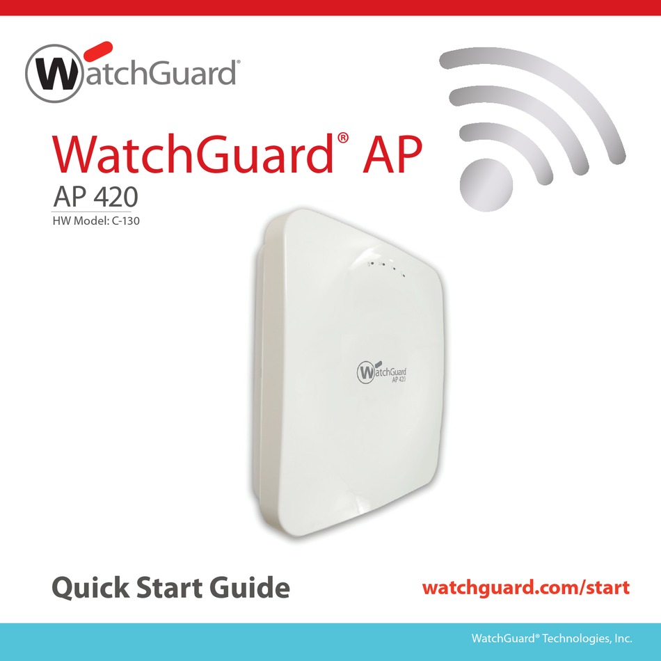 WATCHGUARD C130 QUICK START MANUAL Pdf Download ManualsLib