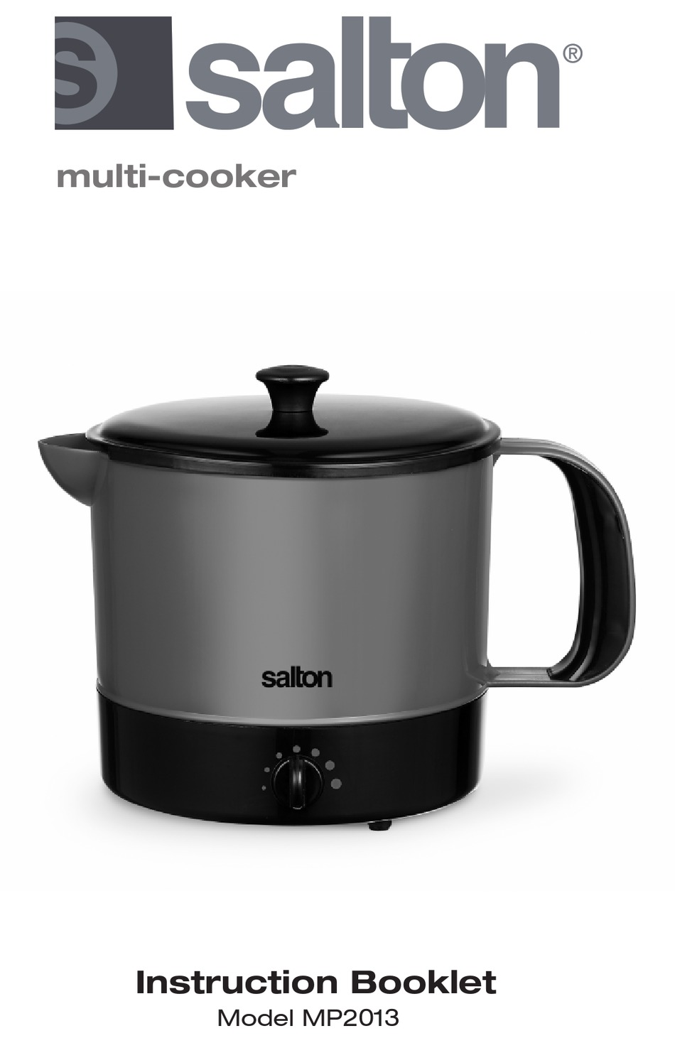 SALTON MP2013 INSTRUCTION BOOKLET Pdf Download ManualsLib