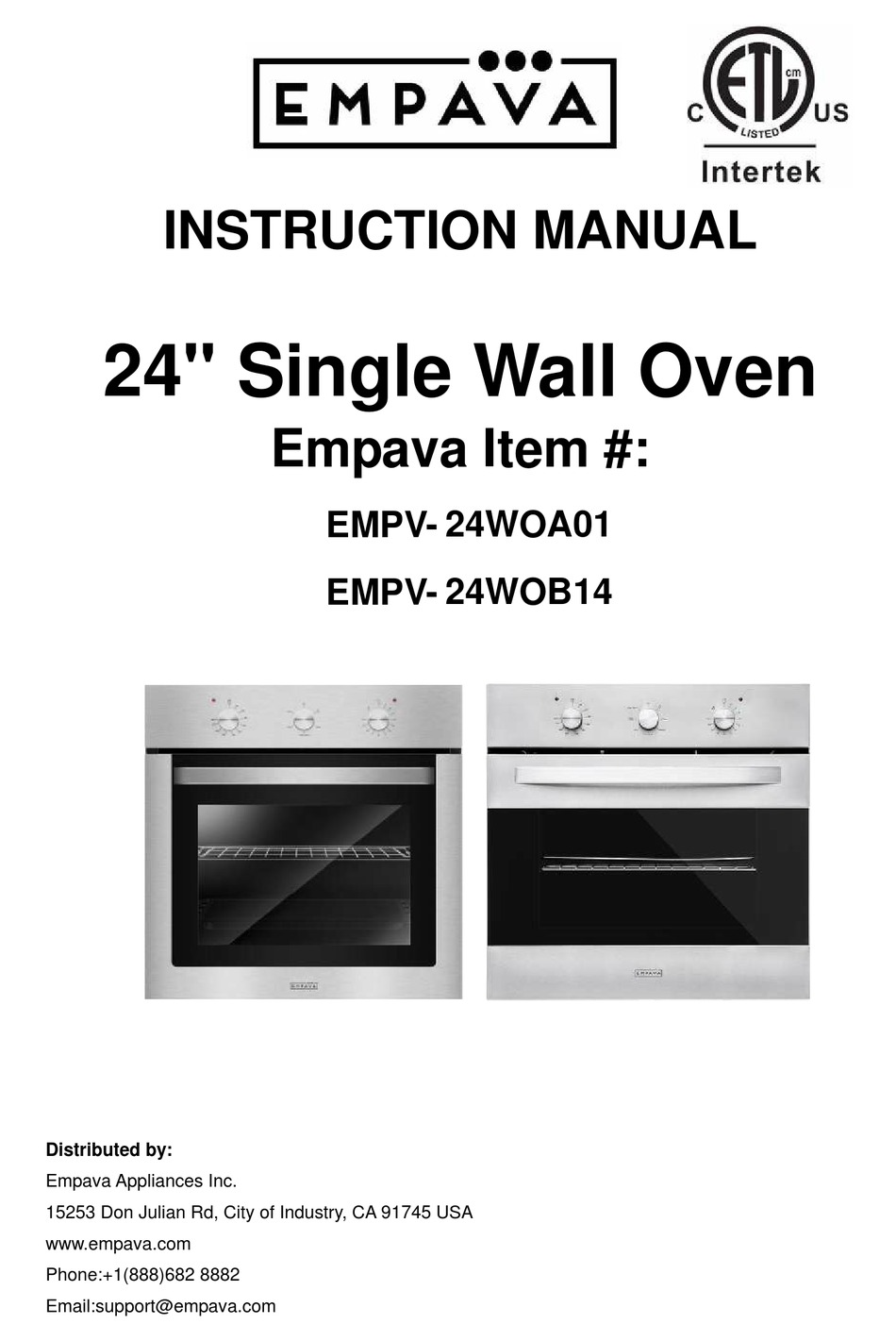 EMPAVA EMPV 24WOA01 INSTRUCTION MANUAL Pdf Download ManualsLib