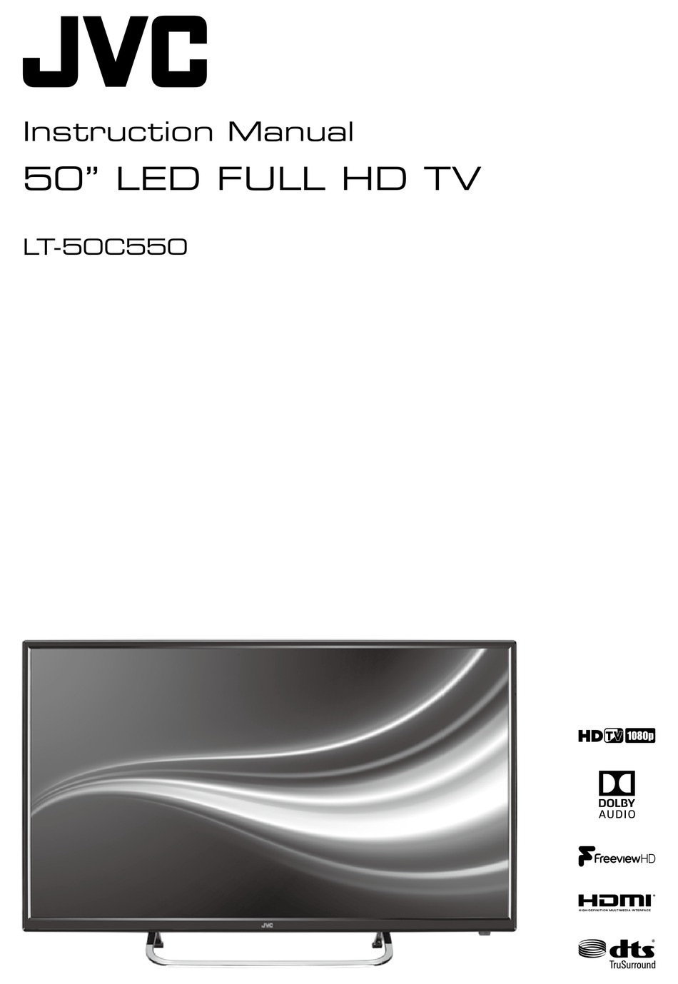 JVC LT-50C550 INSTRUCTION MANUAL Pdf Download | ManualsLib