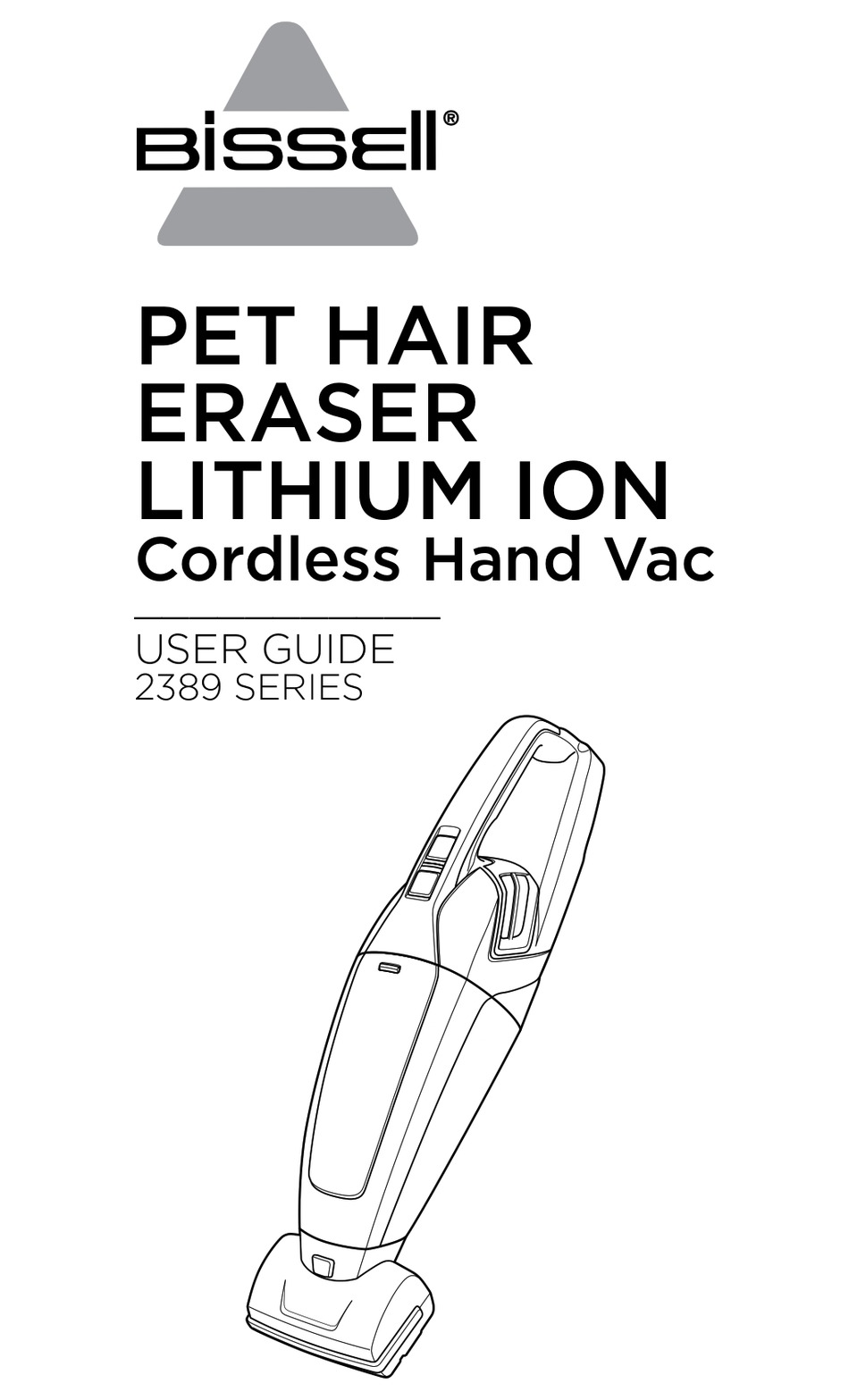 BISSELL 2389 SERIES USER MANUAL Pdf Download ManualsLib