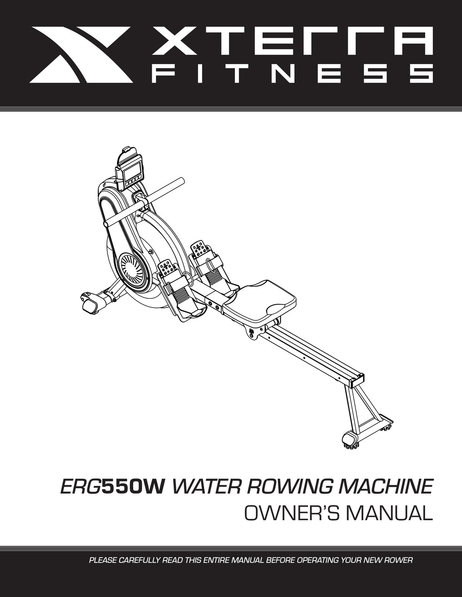XTERRA ERG550W OWNER