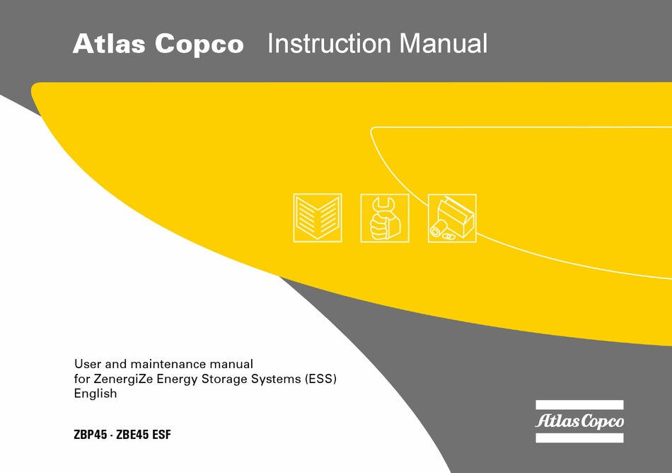 ATLAS COPCO ZBP45 INSTRUCTION MANUAL Pdf Download | ManualsLib