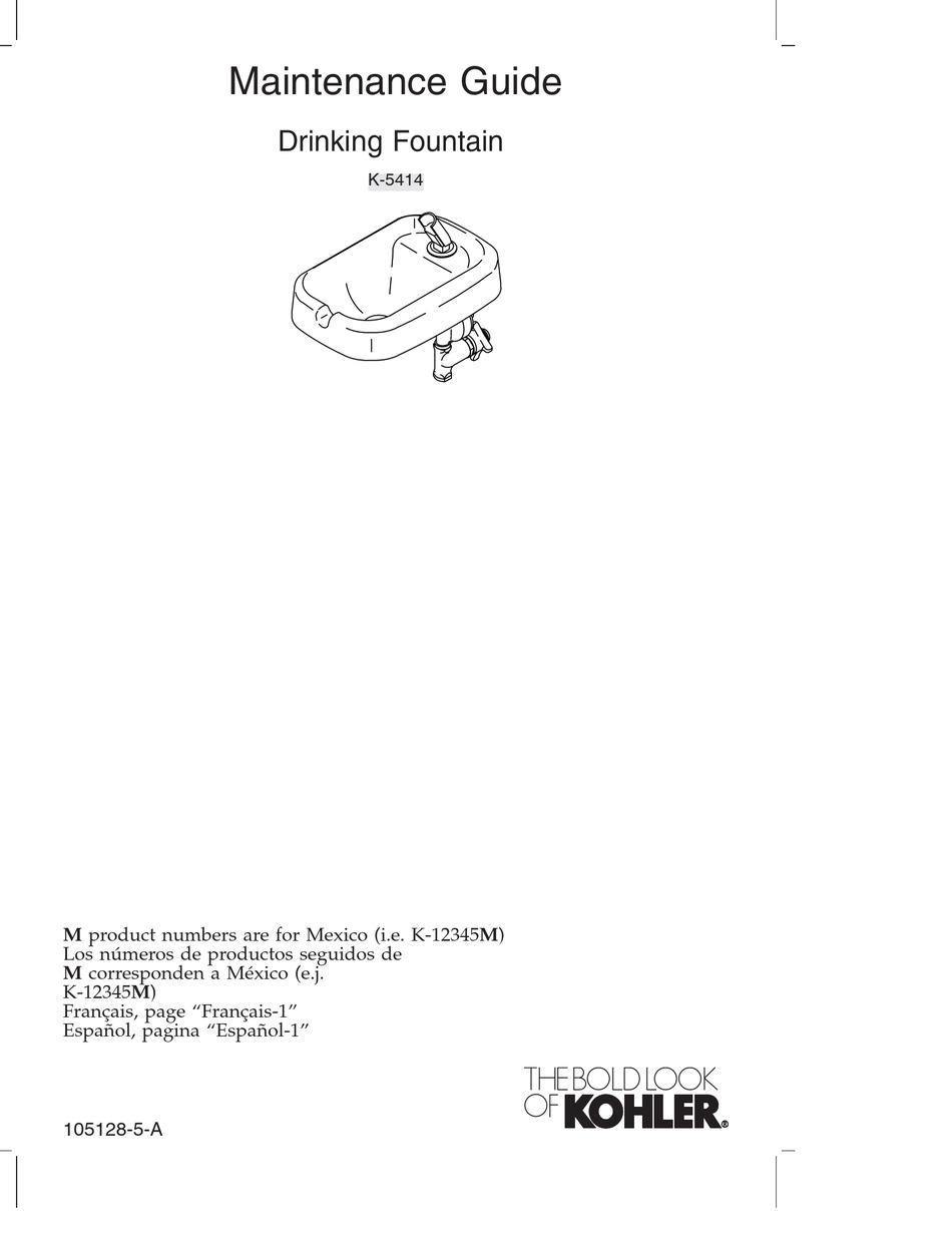KOHLER K5414 MAINTENANCE MANUAL Pdf Download ManualsLib
