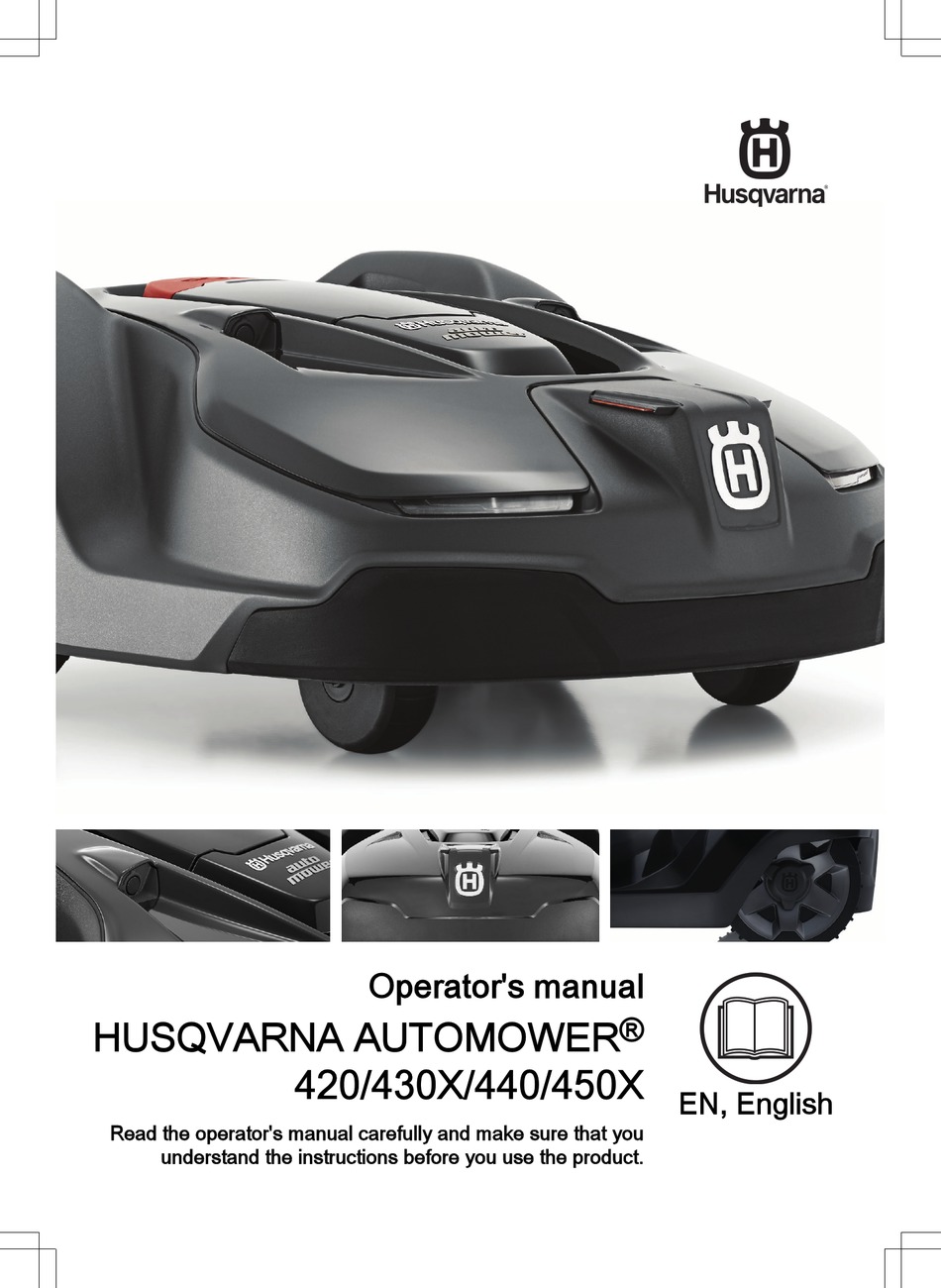 HUSQVARNA AUTOMOWER 430X OPERATOR'S MANUAL Pdf Download ManualsLib
