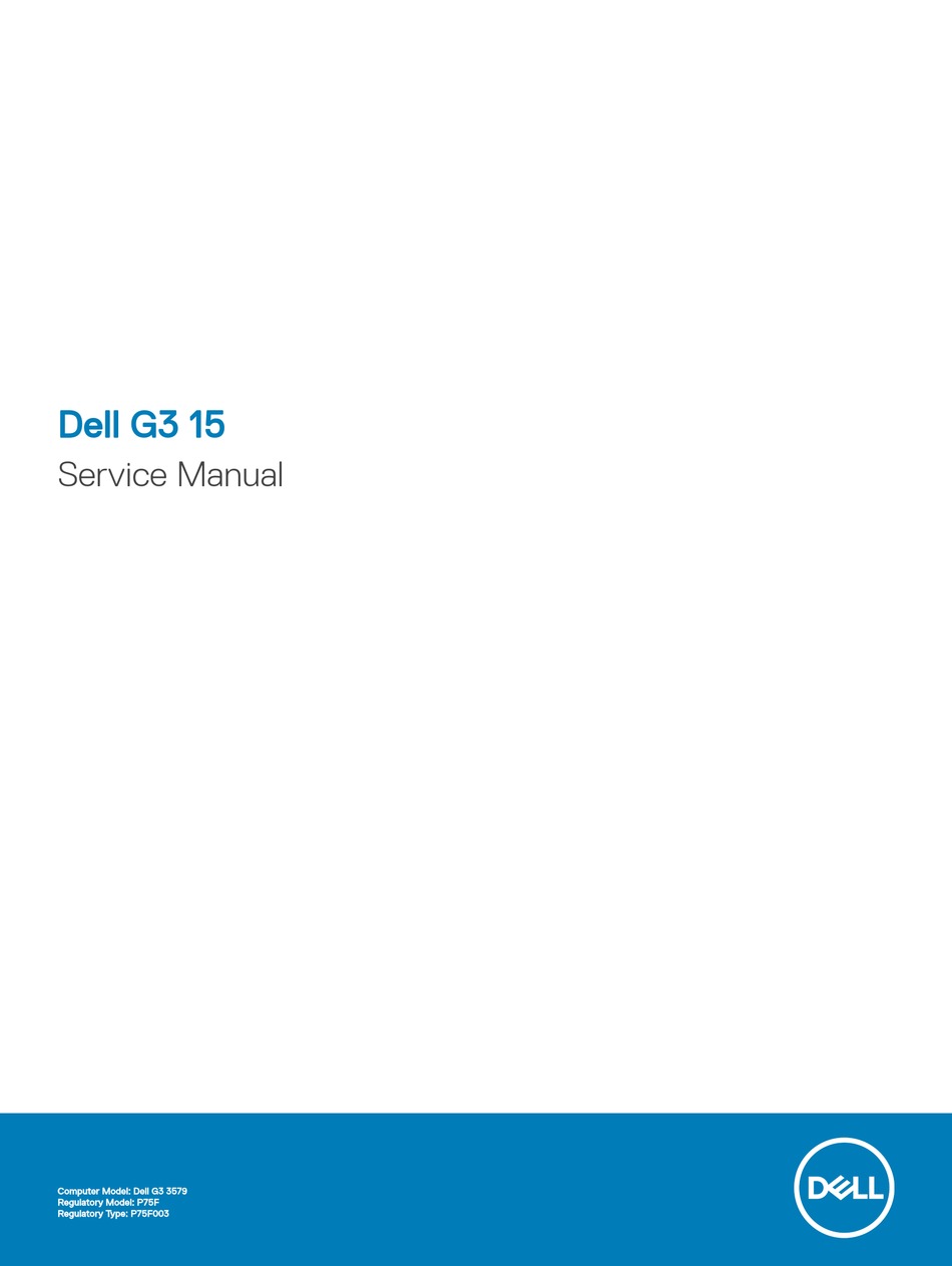 DELL P75F003 SERVICE MANUAL Pdf Download | ManualsLib
