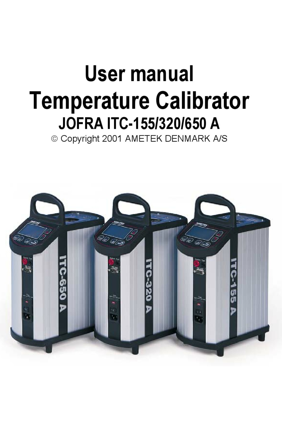 AMETEK ITC650 A USER MANUAL Pdf Download ManualsLib