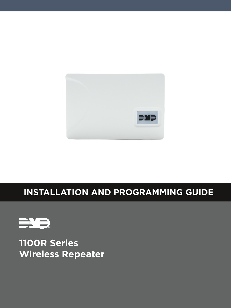 DMP ELECTRONICS 1100R SERIES INSTALLATION AND PROGRAMMING MANUAL Pdf