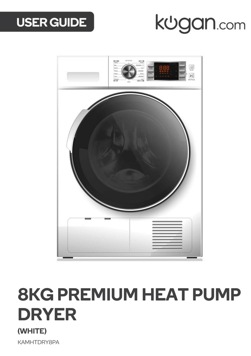 KOGAN KAMHTDRY8PA USER MANUAL Pdf Download ManualsLib