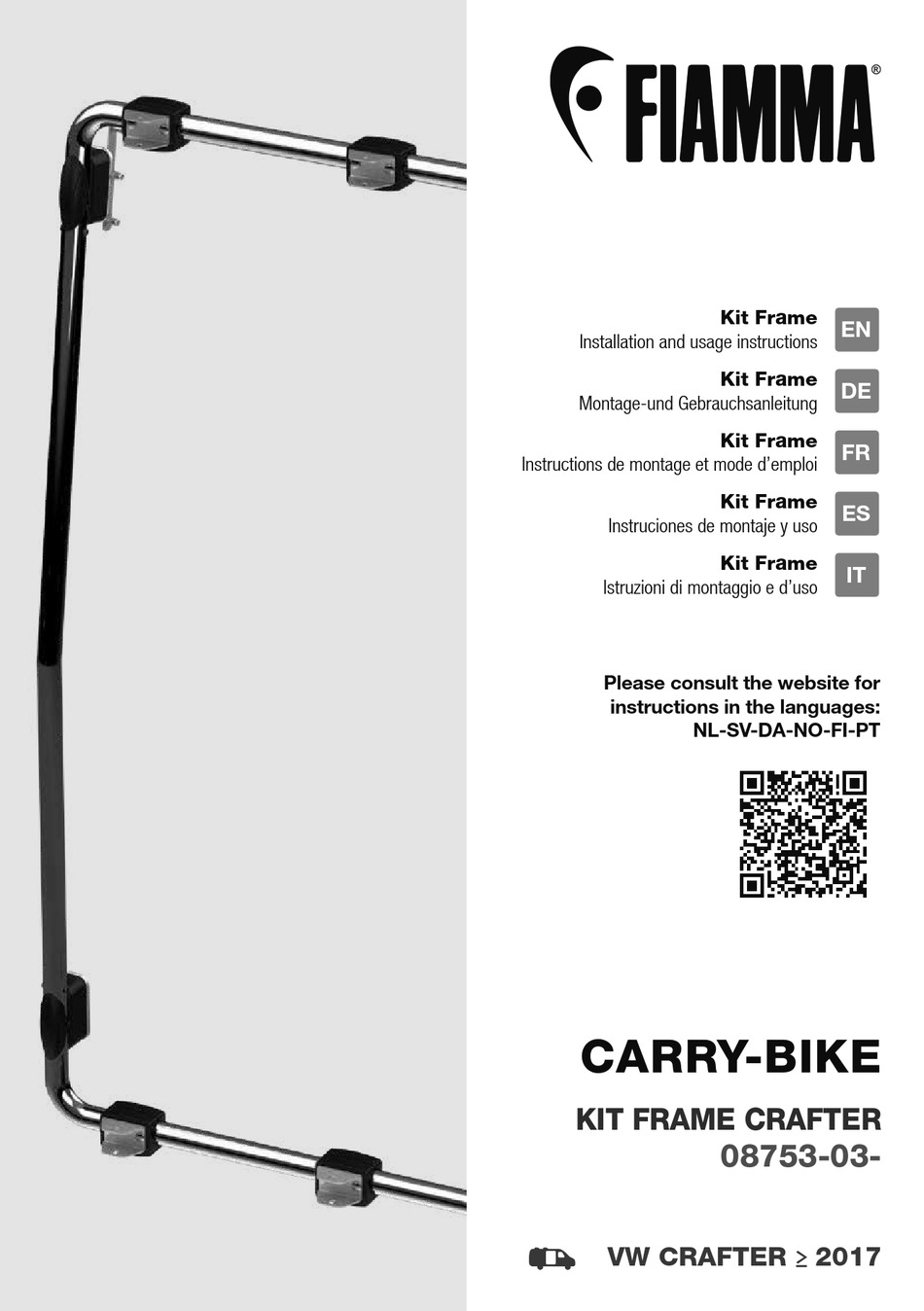 FIAMMA 0875303 INSTALLATION AND USAGE INSTRUCTIONS Pdf Download ManualsLib