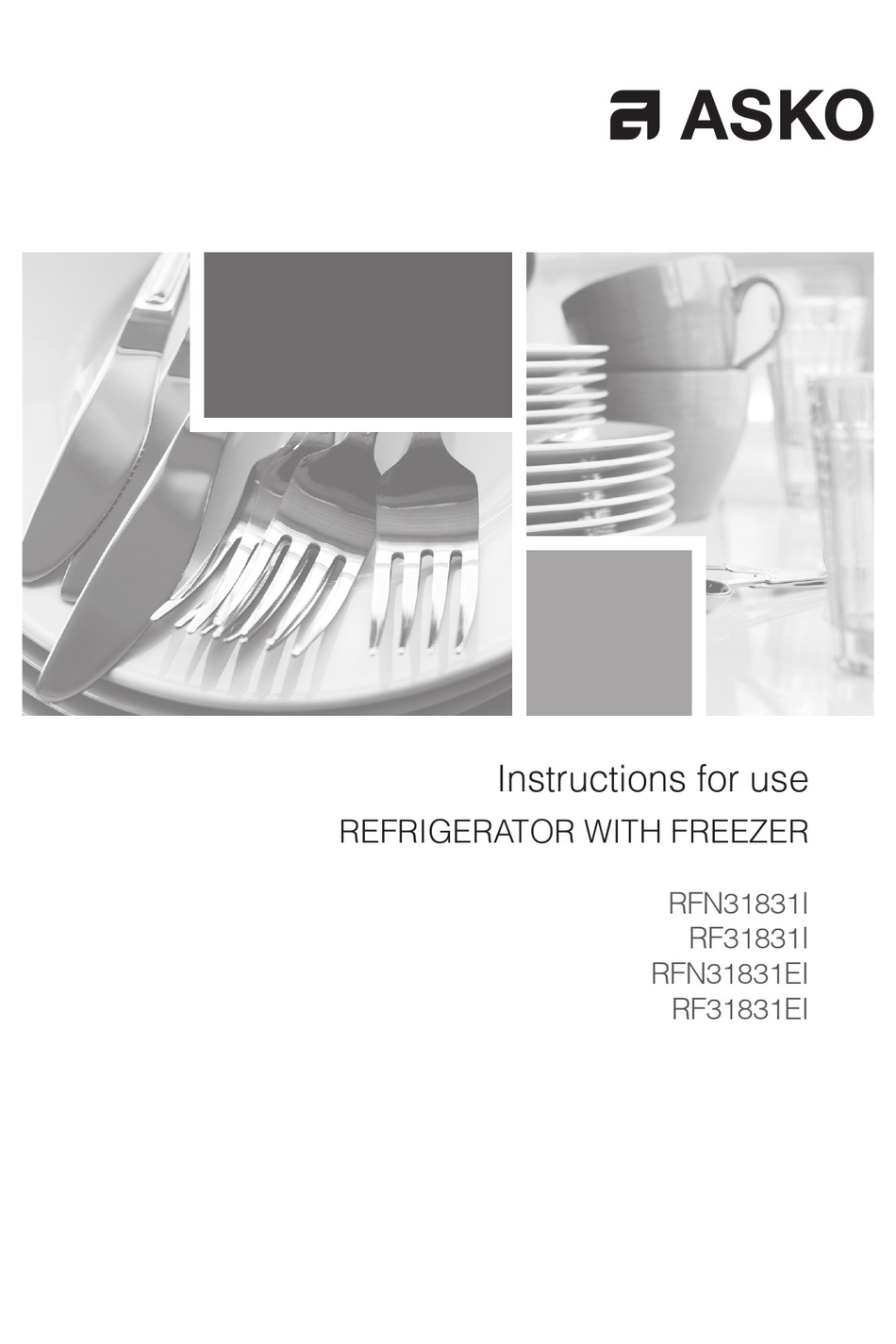 ASKO RFN31831EI INSTRUCTIONS FOR USE MANUAL Pdf Download ManualsLib