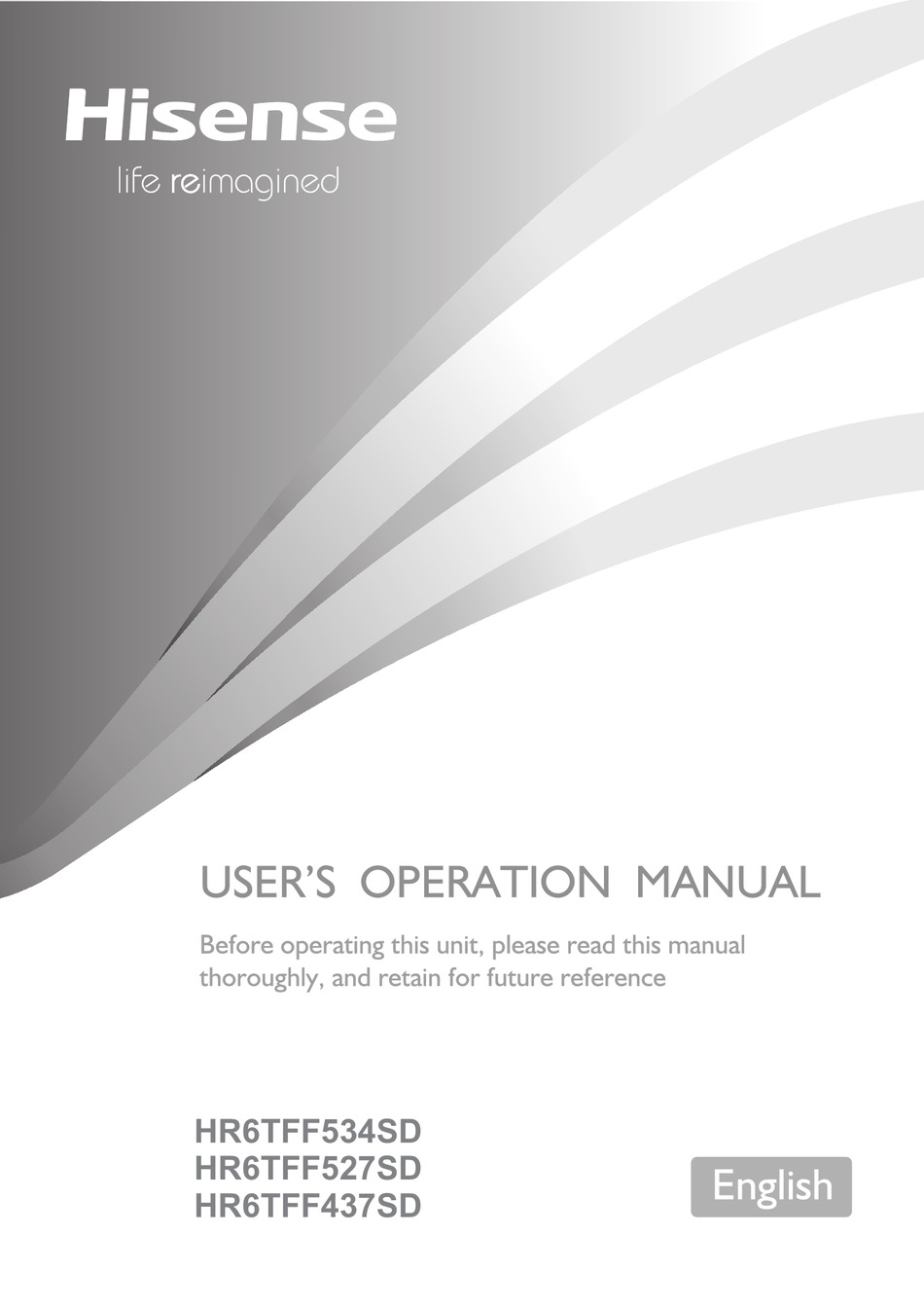 HISENSE HR6TFF534SD USER'S OPERATION MANUAL Pdf Download | ManualsLib