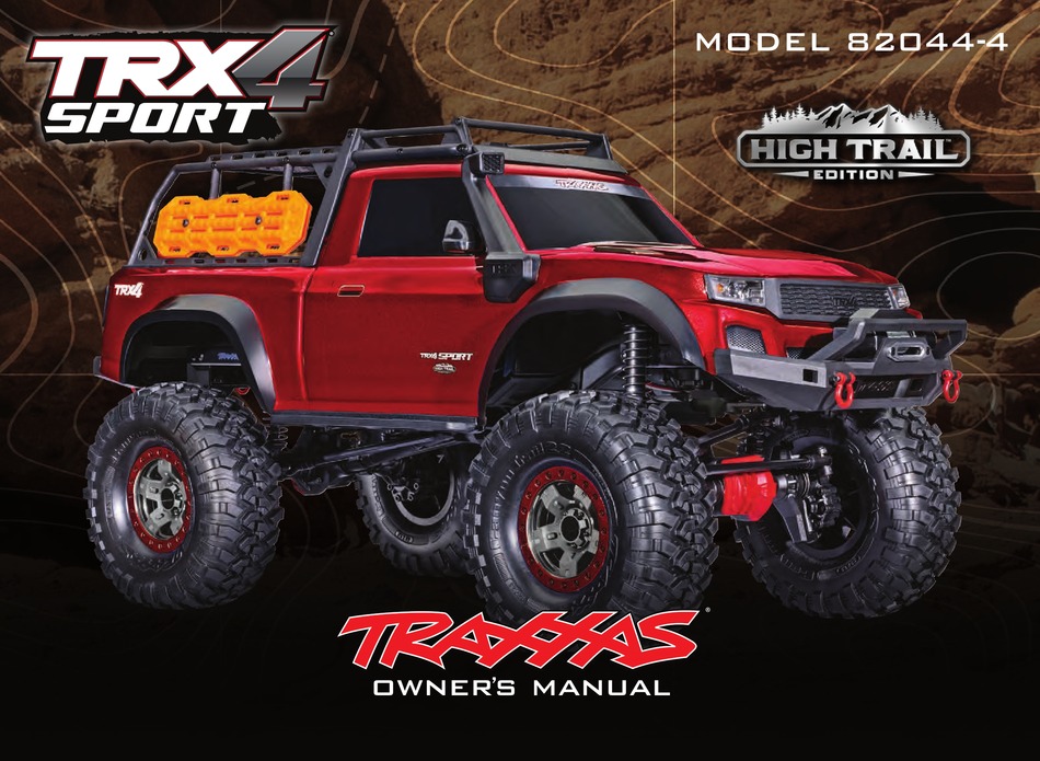 TRAXXAS HIGH TRAIL TRX 4 SPORT 820444 OWNER'S MANUAL Pdf Download