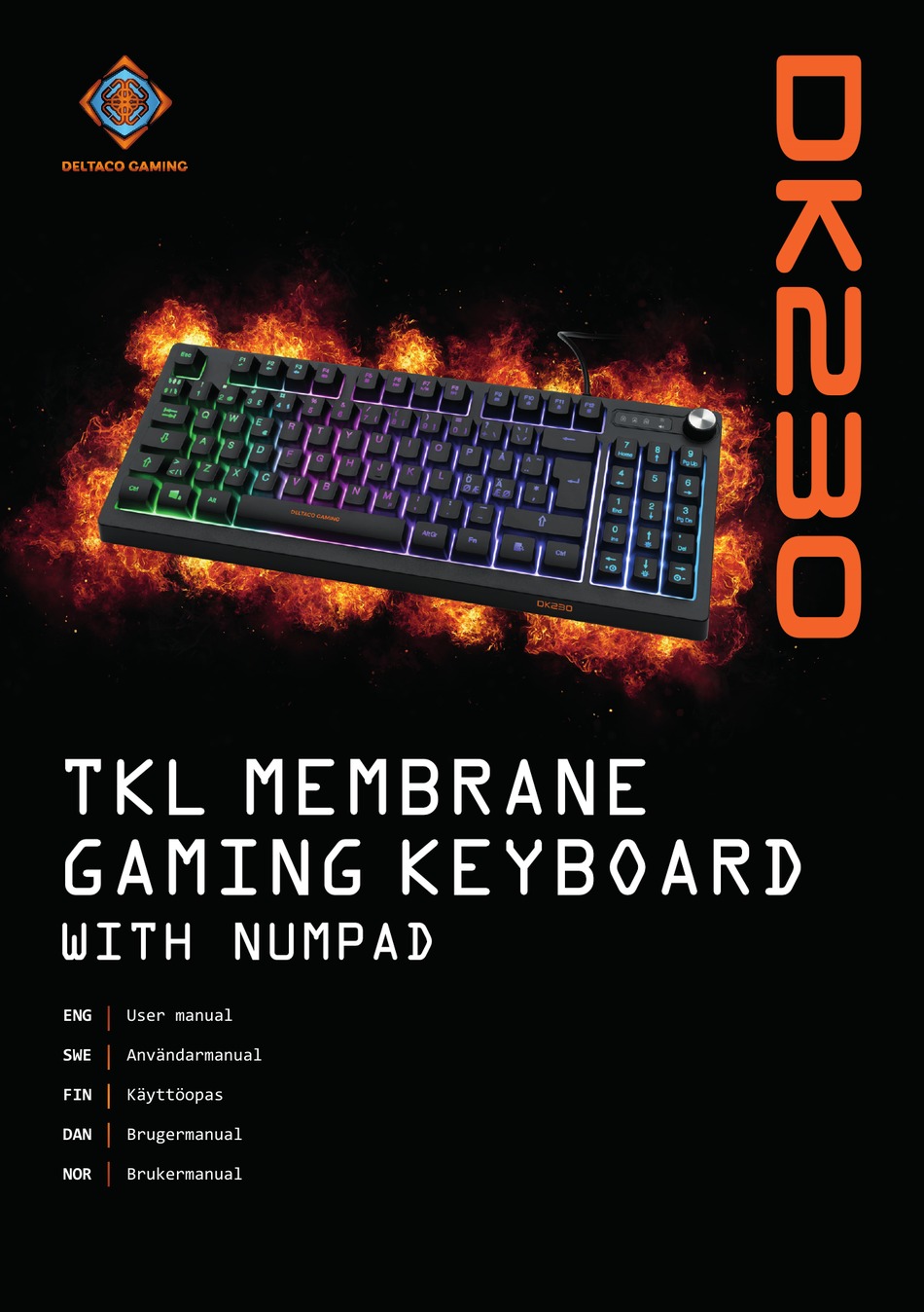 DELTACO GAMING DK230 USER MANUAL Pdf Download ManualsLib
