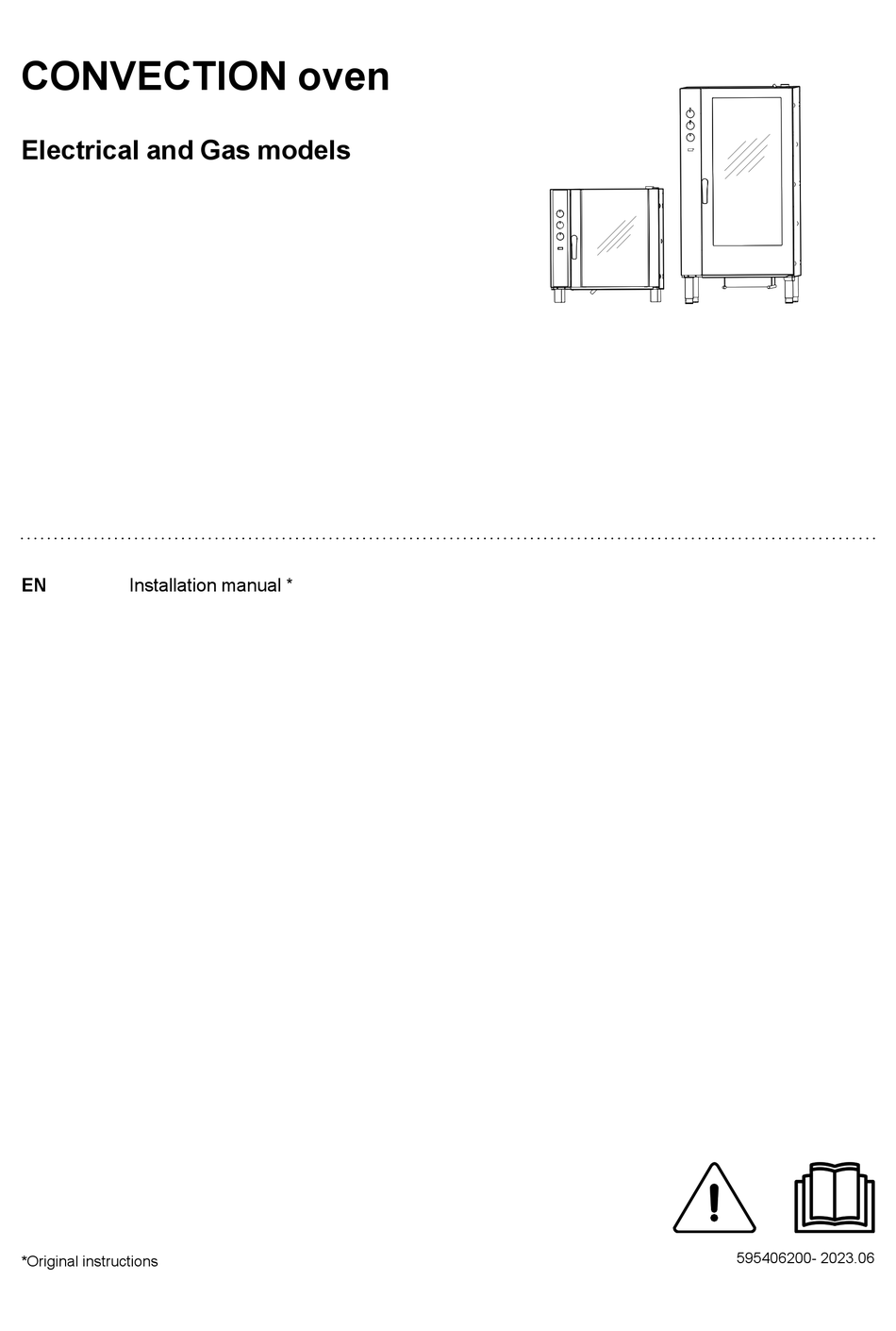 Four à convection à gaz professionnel Electrolux 6 plateaux Code 260813