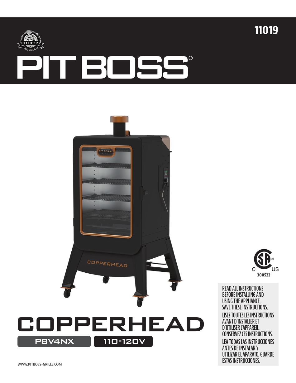 User manual Pit Boss 40854 (English - 12 pages)