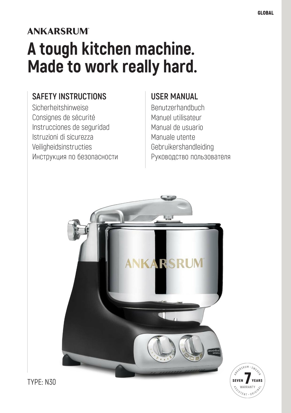 ANKARSRUM ASSISTENT ORIGINAL USER MANUAL Pdf Download ManualsLib