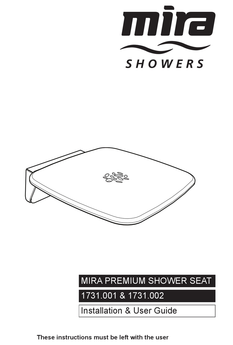 MIRA 1731.001 INSTALLATION & USER MANUAL Pdf Download ManualsLib