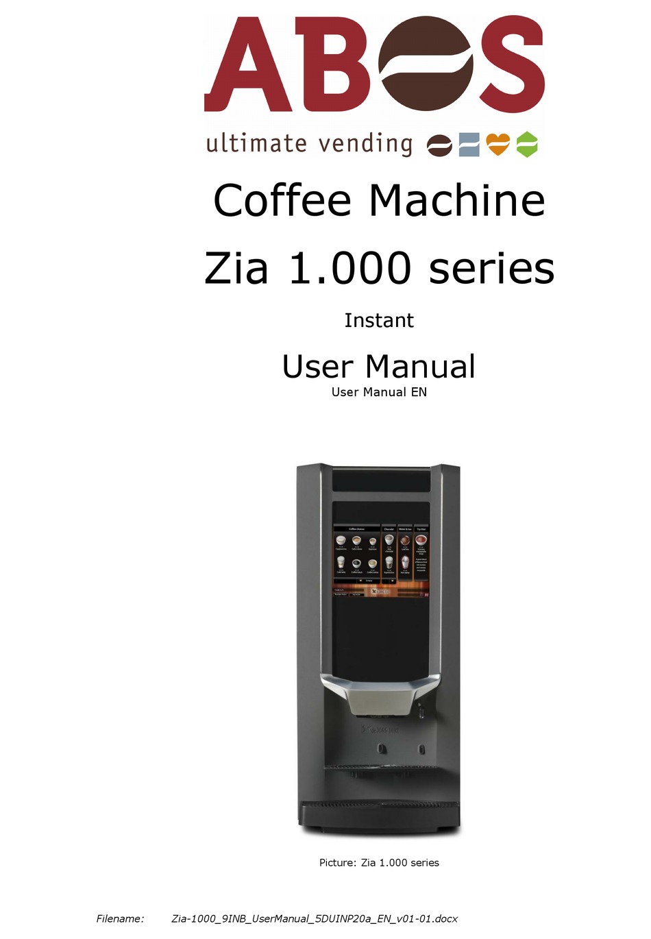 DE JONG DUKE ZIA 1.000 SERIES USER MANUAL Pdf Download ManualsLib
