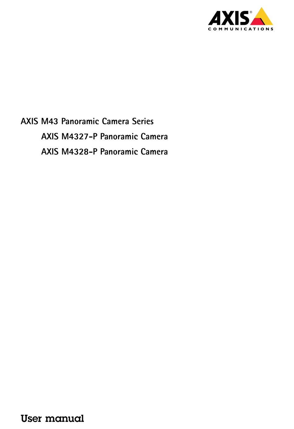 AXIS M4327P USER MANUAL Pdf Download ManualsLib