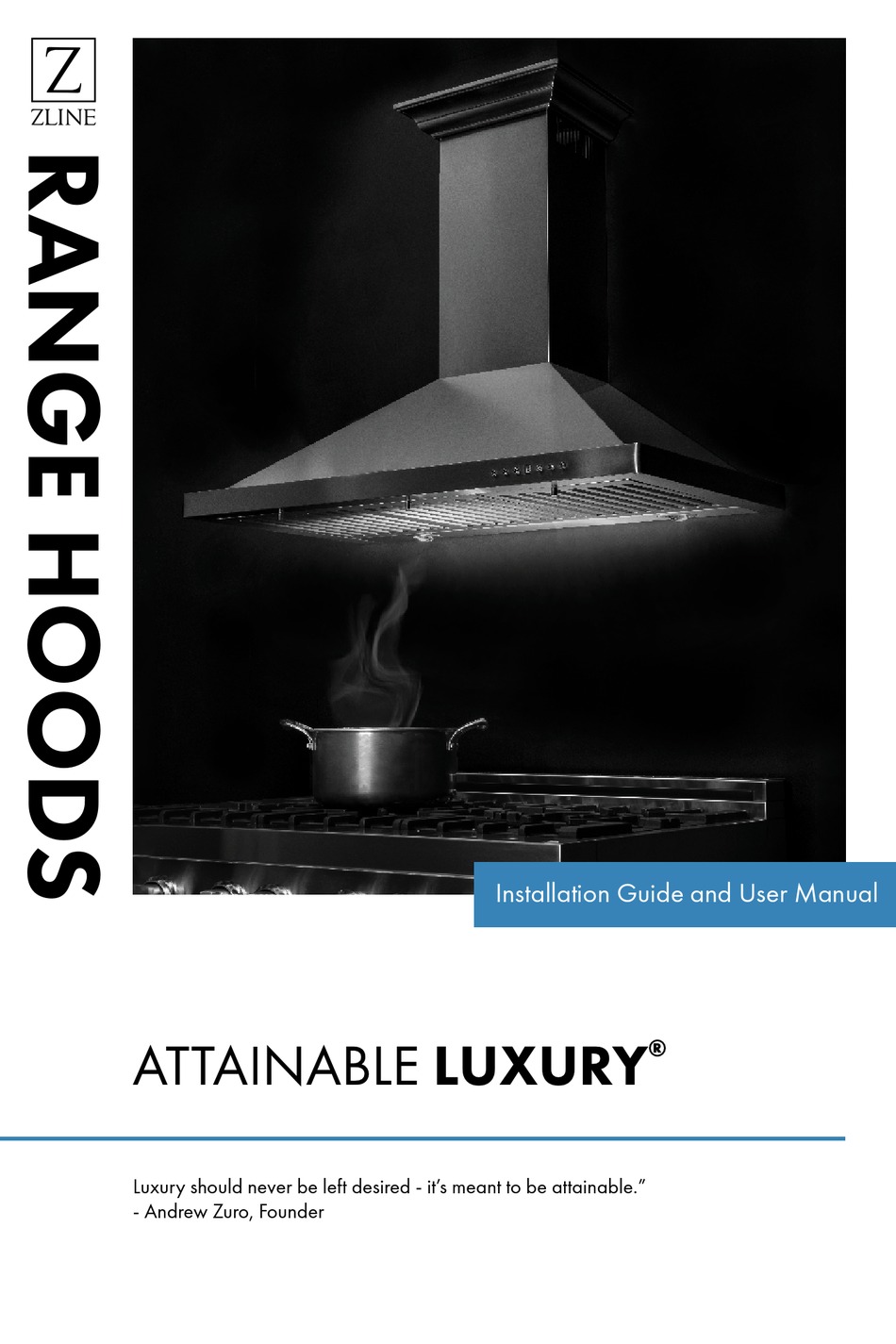 ZLINE 697R30 INSTALLATION MANUAL AND USER'S MANUAL Pdf Download