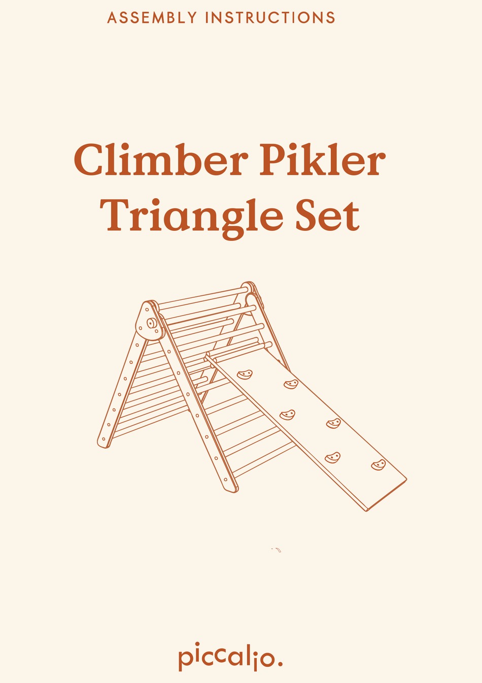 Piccalio Climber Pikler Triangle Set