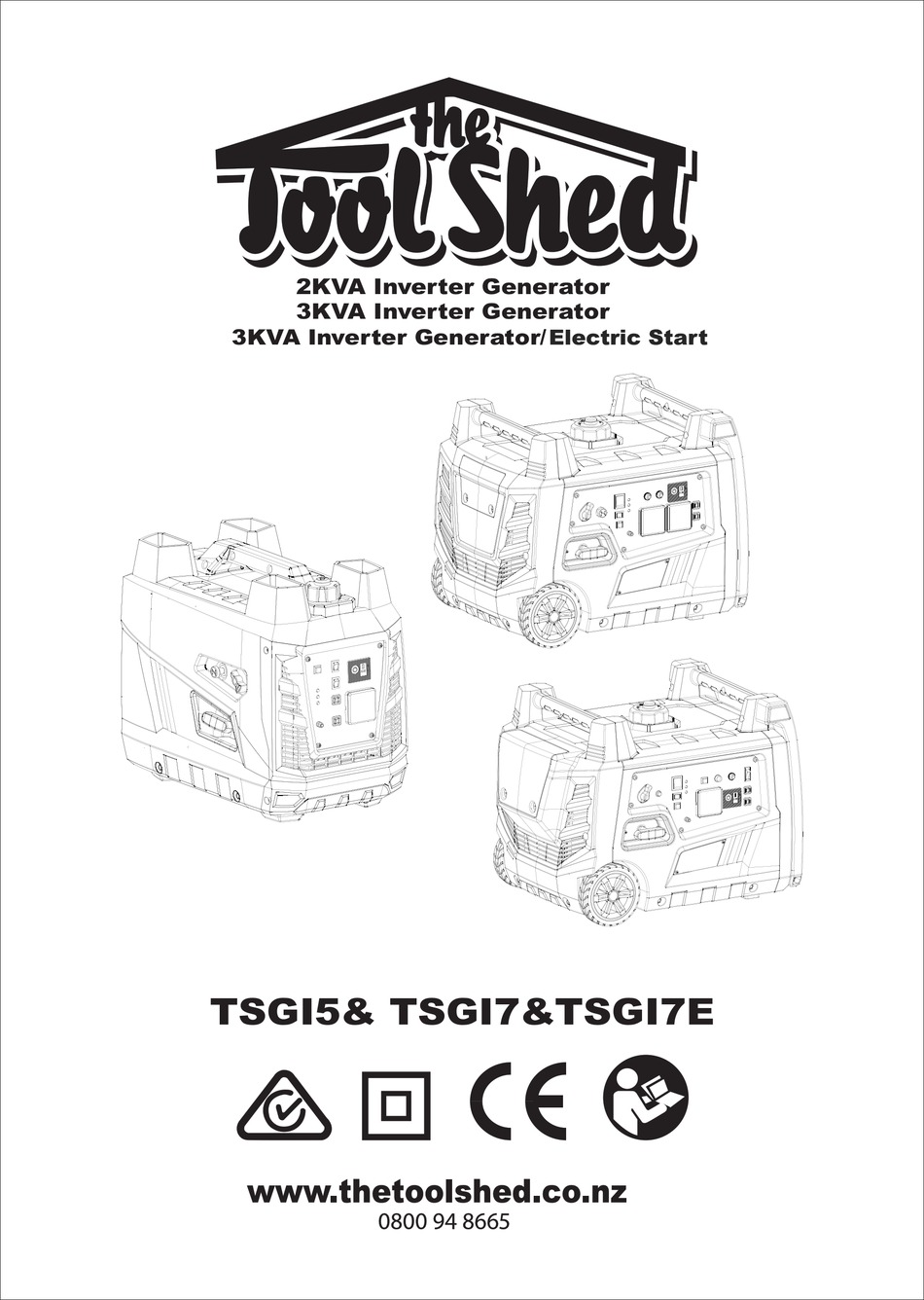 TOOL SHED TSGI5 MANUAL Pdf Download ManualsLib