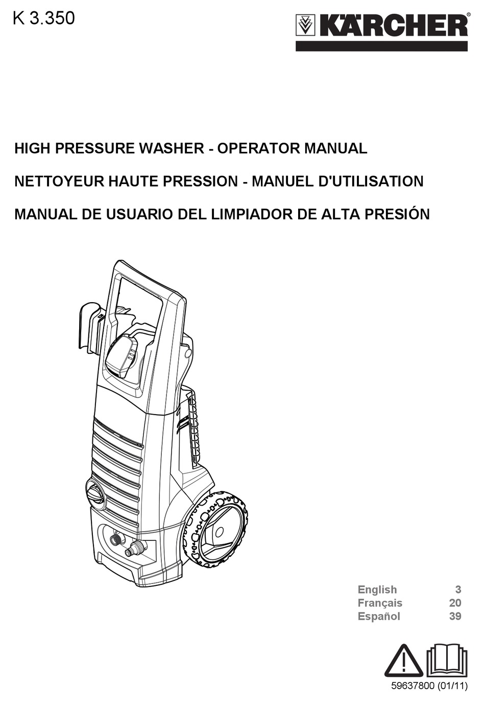 KÄRCHER K 3.350 OPERATOR'S MANUAL Pdf Download | ManualsLib