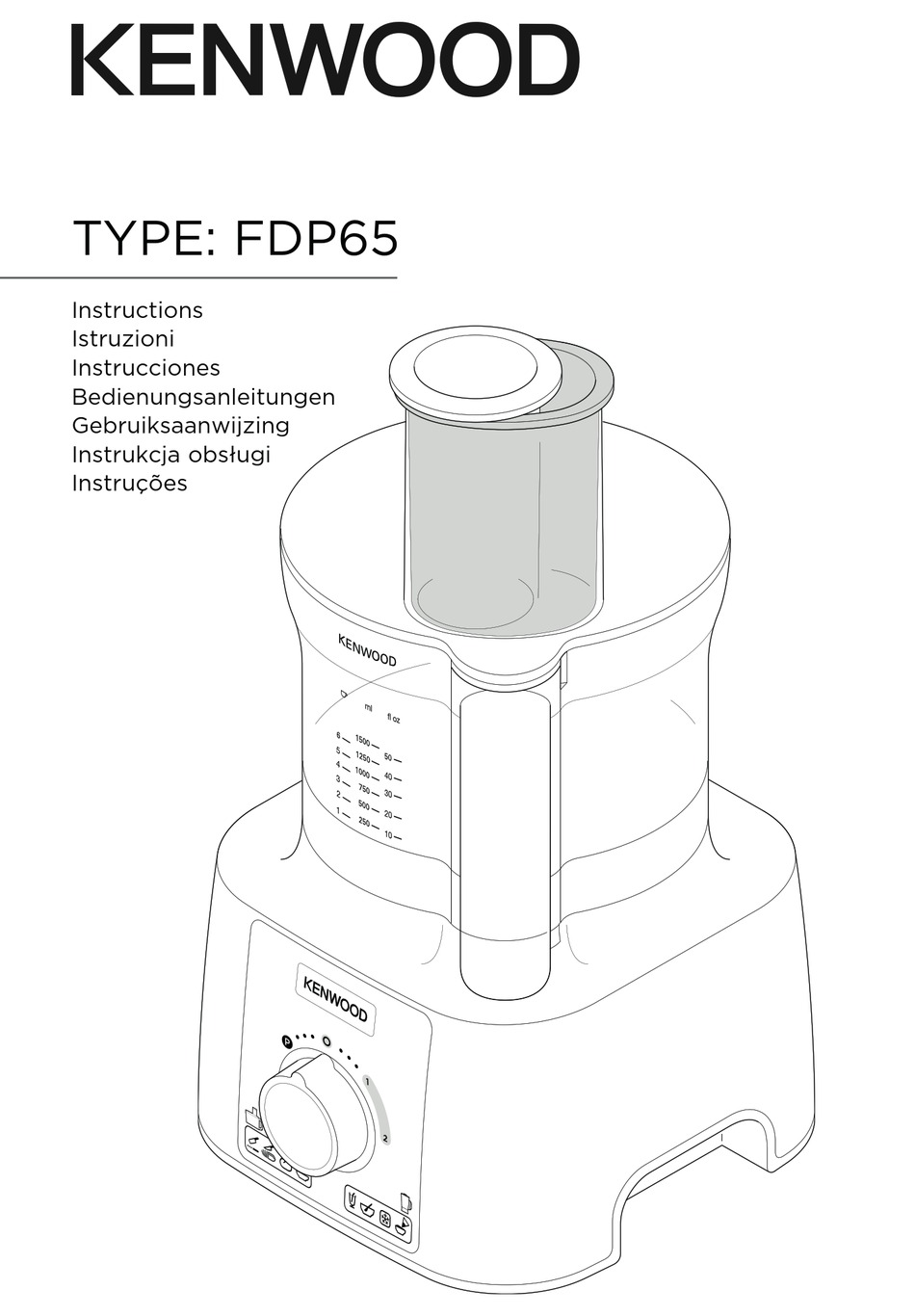 KENWOOD MULTIPRO EXPRESS FDP65.450WH INSTRUCTIONS MANUAL Pdf Download ManualsLib