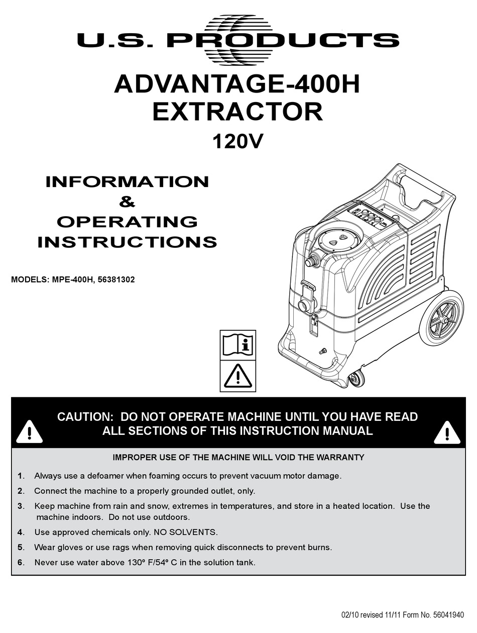 u-s-products-mpe-400h-information-operating-instructions-pdf