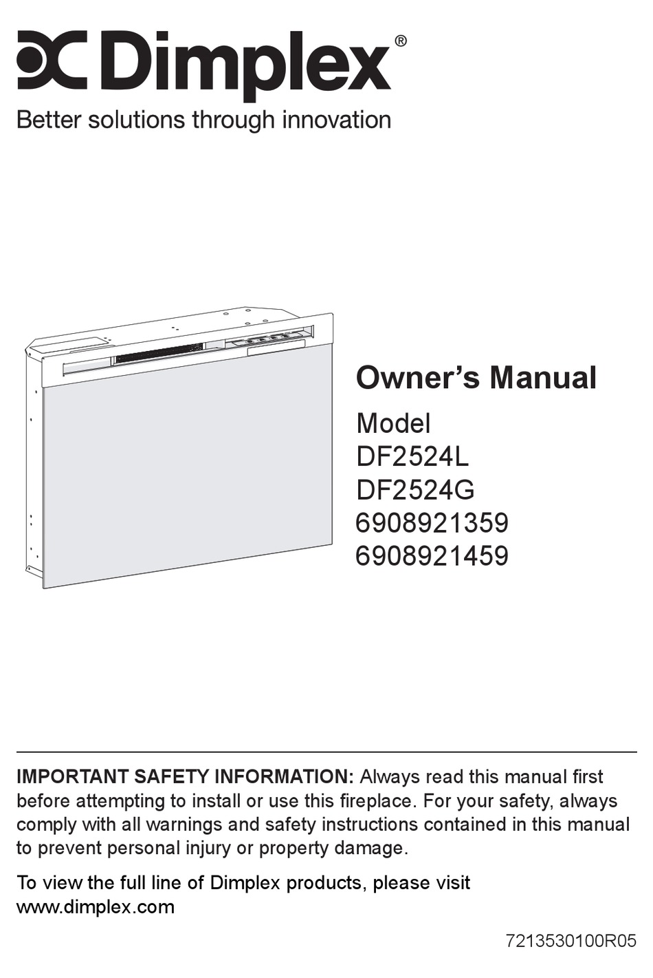 DIMPLEX DF2524G OWNER'S MANUAL Pdf Download | ManualsLib