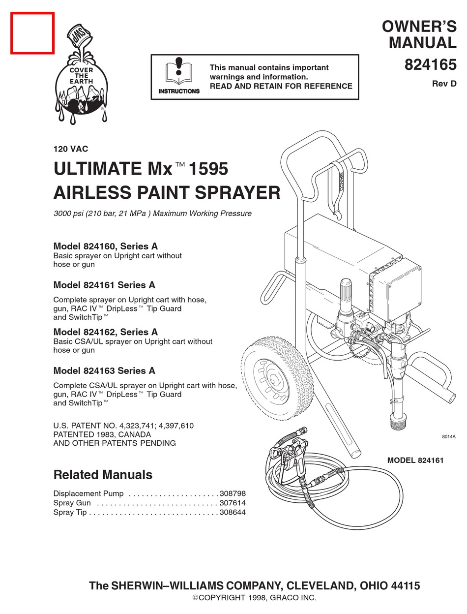 GRACO ULTIMATE MX 1595 OWNER