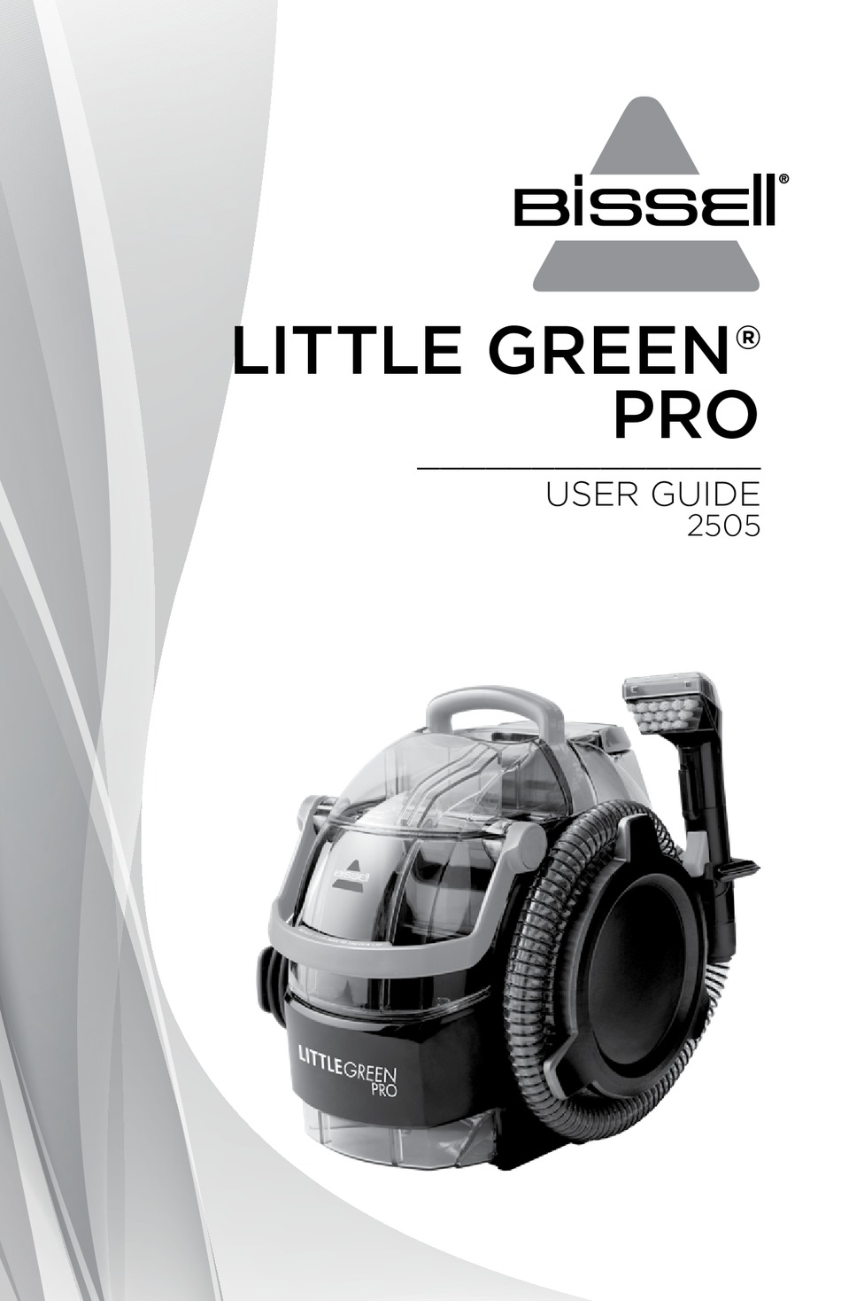 BISSELL LITTLE GREEN PRO 2505 USER MANUAL Pdf Download ManualsLib