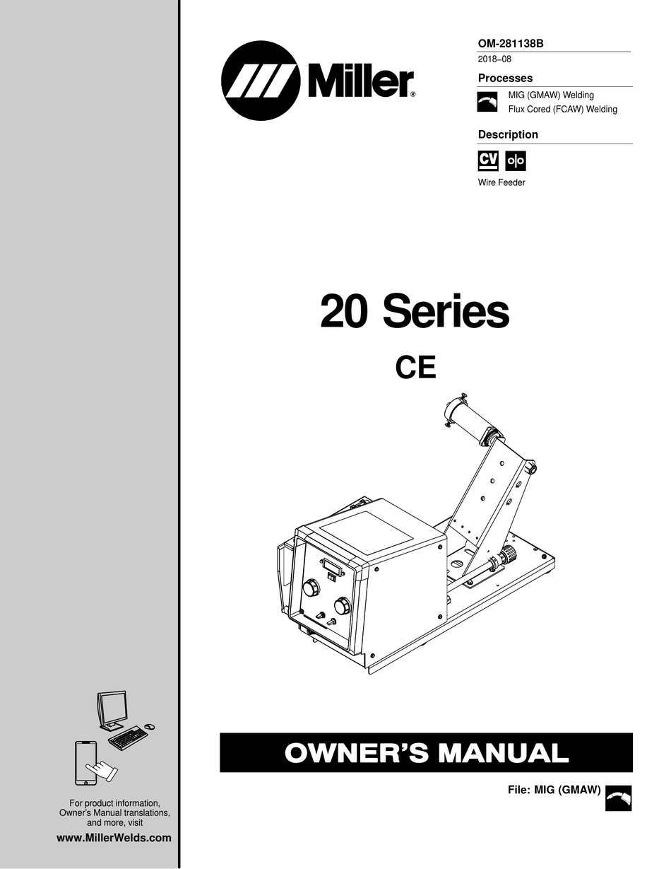 MILLER 20 SERIES OWNER