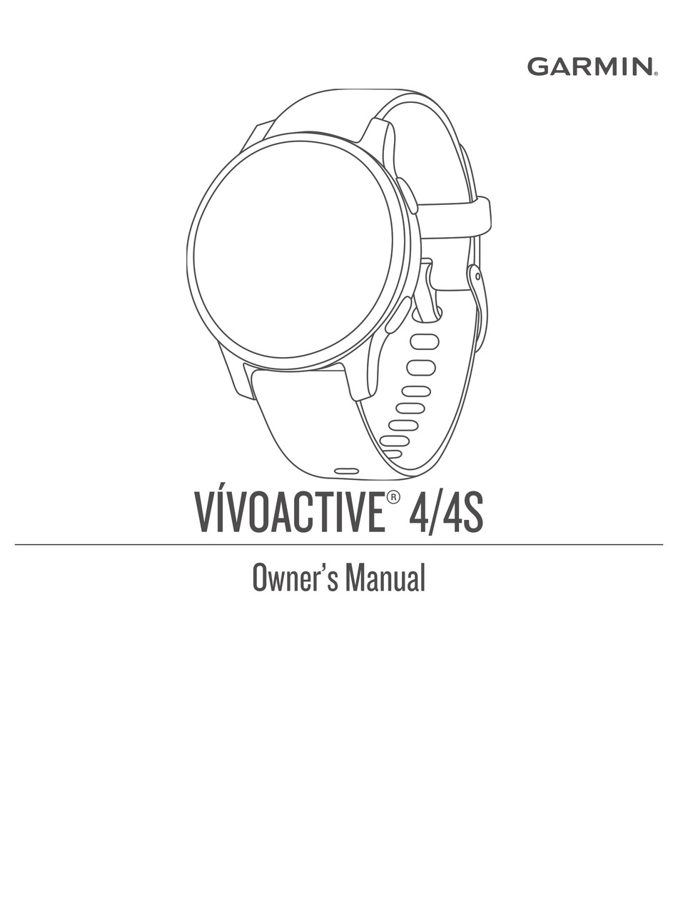 GARMIN VIVOACTIVE 4S OWNER'S MANUAL Pdf Download ManualsLib