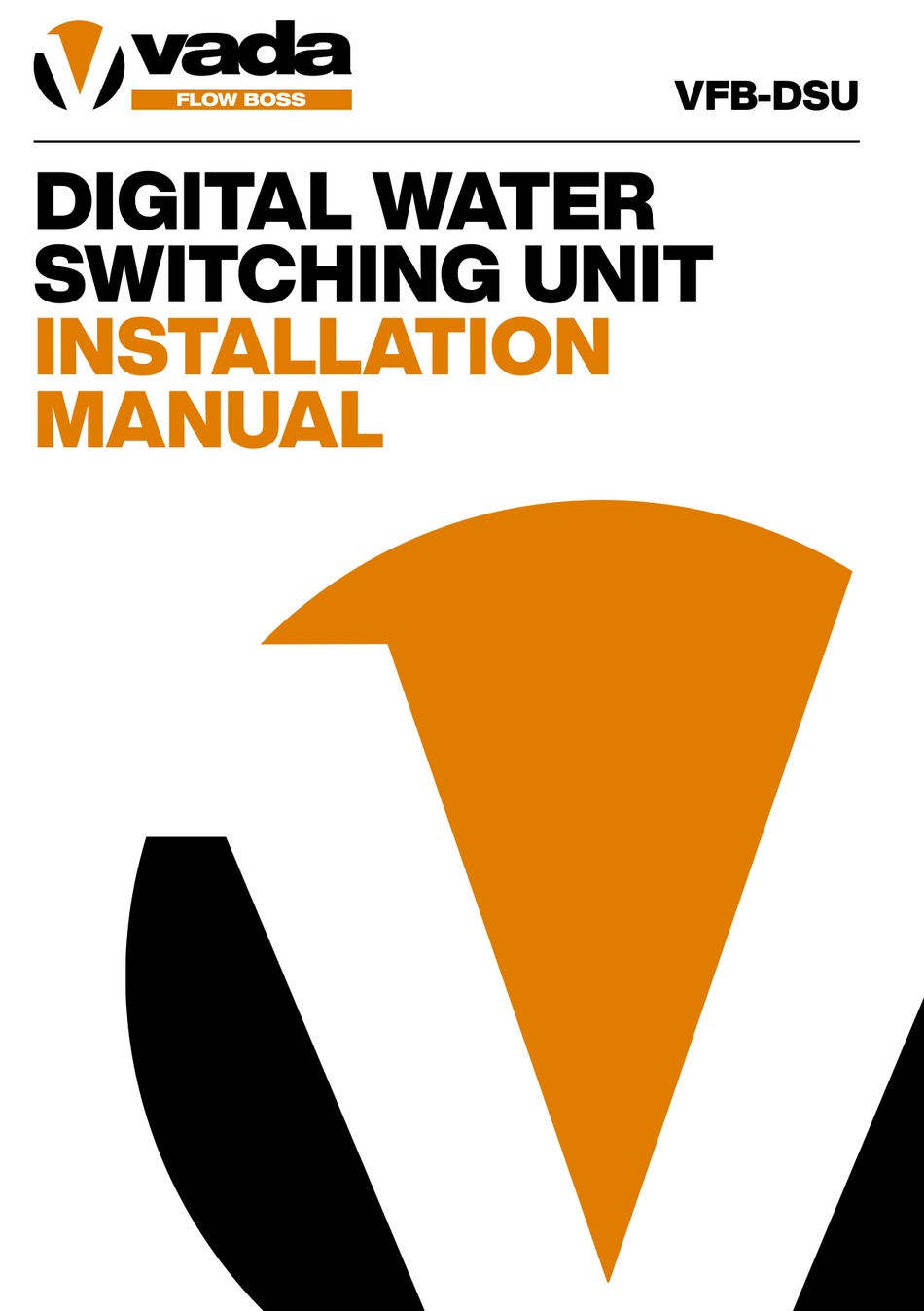 VADA FLOW BOSS VFBDSU INSTALLATION MANUAL Pdf Download ManualsLib