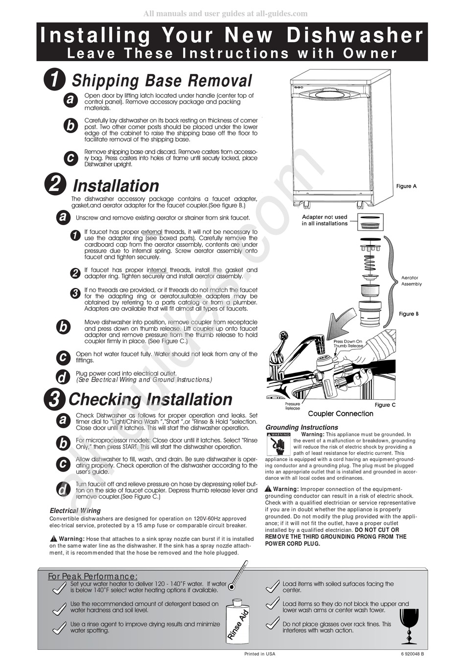 MAYTAG MDC4650AWW INSTALLATION INSTRUCTIONS Pdf Download ManualsLib